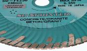 Discos Diamante Granito Ø 115, 180 y 230 Sankyo Premium Corona Continua 