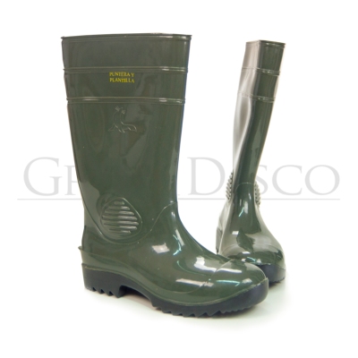 Bota Verde con Puntera y Plantilla Metálicas T.39 a 41