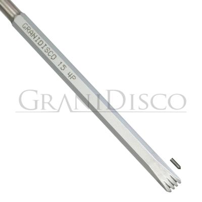 Gradina Widia GD Ancho de 15 mm.  4, y 5 Puntas Acoplamiento 12,5 mm.