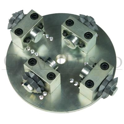 Plato Abujardar M-14 Ø 150 mm  4 Rodillos x 2 Coronas Widia. 20 Puntas
