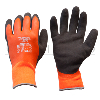 Guante Antifrio-Impermeable Latex Naranja c/Puño Tallas 9 y 10 