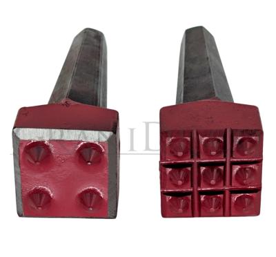Bujardas Cónica Triskel para Martillo Cuñero de 4, 9, 16 y 25 puntas